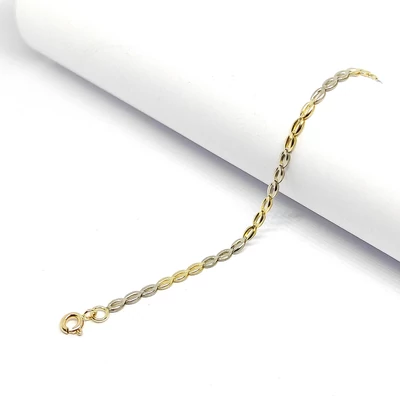 Arany Női Bicolor Karkötő