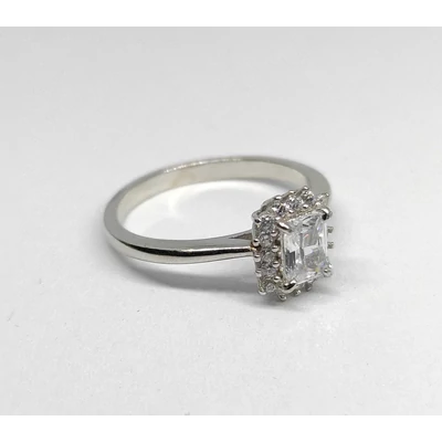 Ezüst Női Eljegyzési Gyűrű