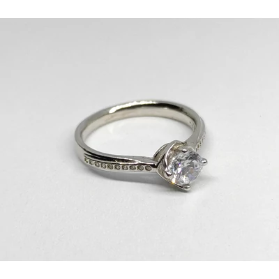 Ezüst Női Eljegyzési Gyűrű