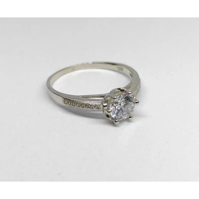 Ezüst Női Eljegyzési Gyűrű