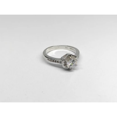 Ezüst Női Eljegyzési Gyűrű