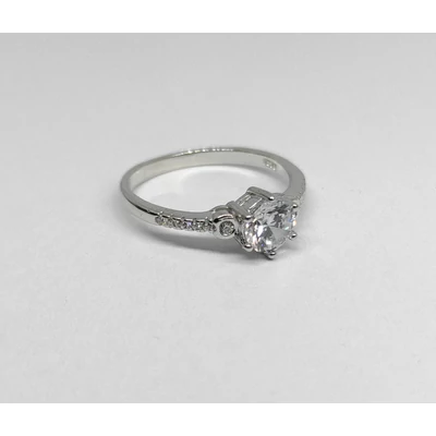 Ezüst Női Eljegyzési Gyűrű