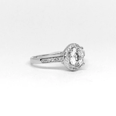 Ezüst Női Eljegyzési Gyűrű