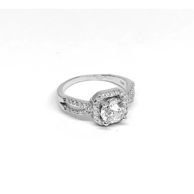 Ezüst Női Eljegyzési Gyűrű