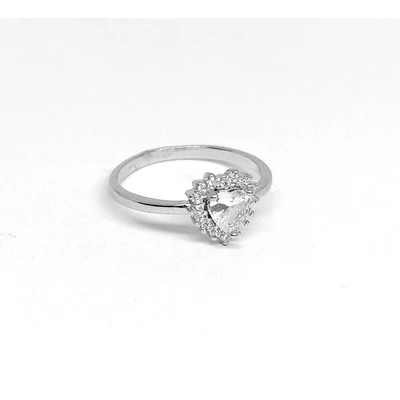 Ezüst Női Eljegyzési Gyűrű