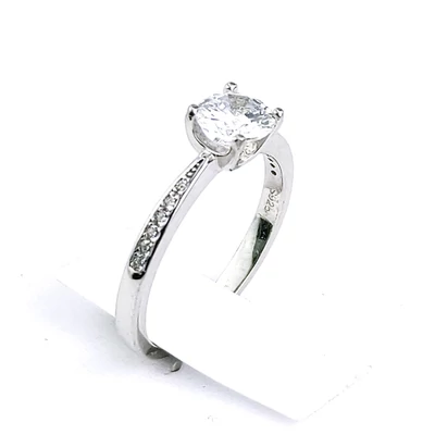 Ezüst Női Eljegyzési Gyűrű