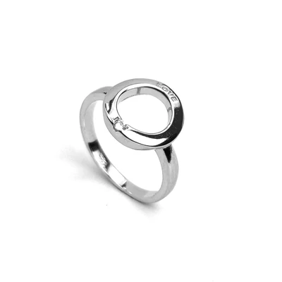 Ezüst női  Love gyűrű