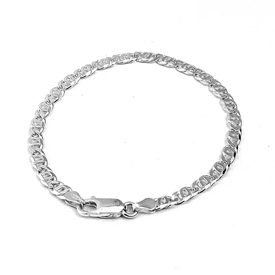 Ezüst Férfi  gömbscharlesz karlánc