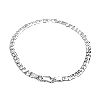 Ezüst férfi pancer karkötő