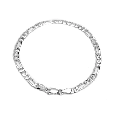 Ezüst figaró karlánc