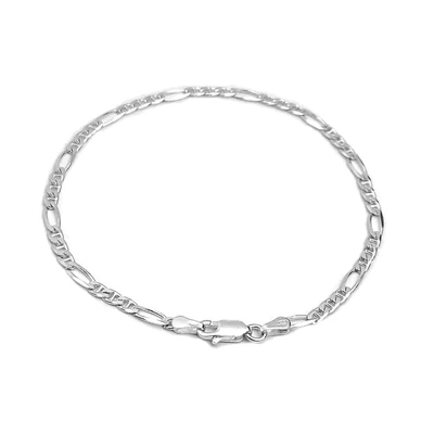 Ezüst Figaró-Gucci karlánc