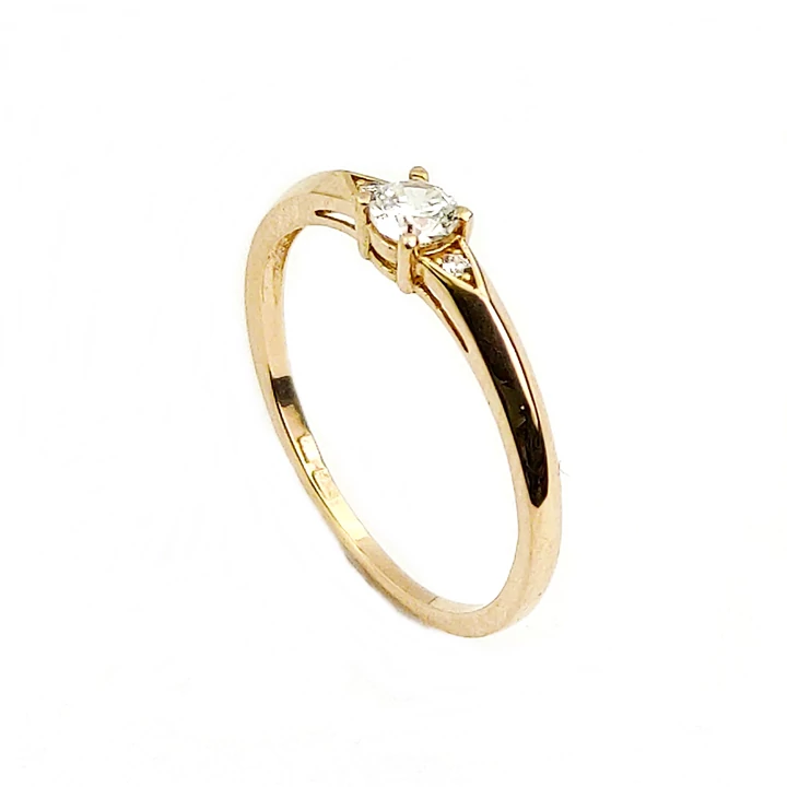 Arany női rosegold gyűrű 
