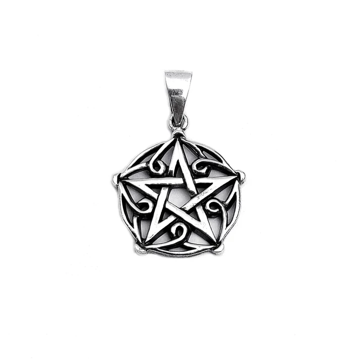 Ezüst Női Pentagram Medál